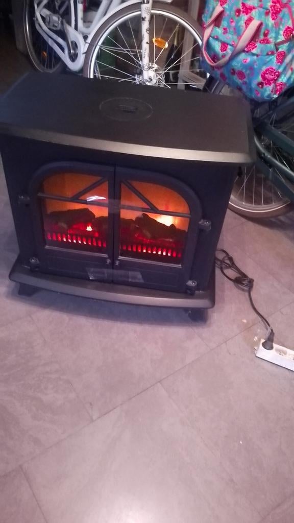 Elektrische sierkachel, Ophalen