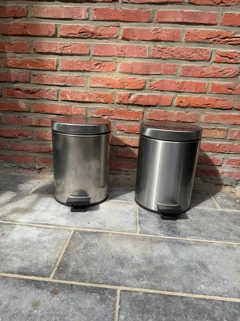 Brabantia vuilbakjes 5l, Ophalen, Zo goed als nieuw