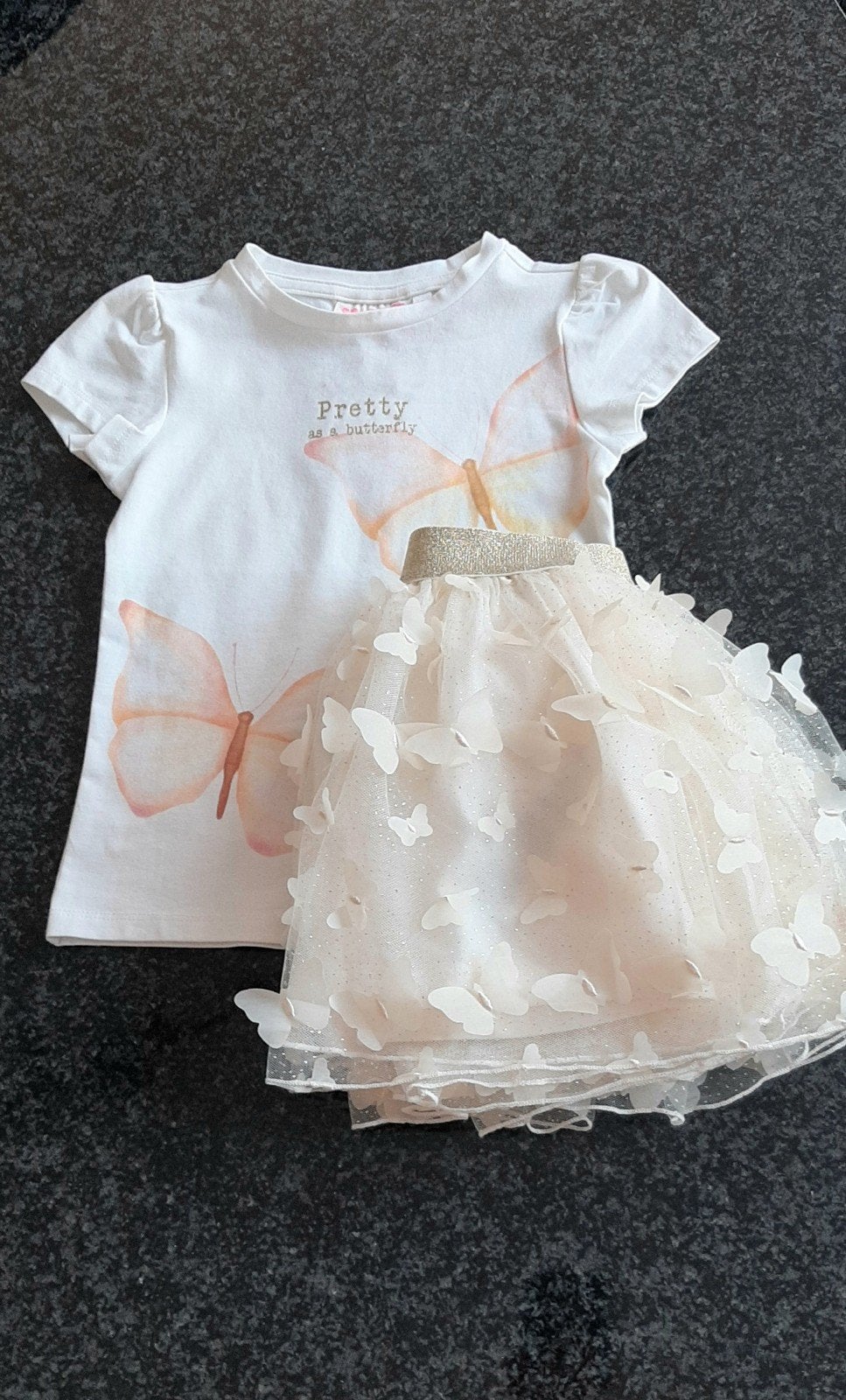 nieuw Rokje en t-shirt van Someone maat 104, Enfants & Bébés, Vêtements enfant | Taille 104, Neuf, Robe ou Jupe, Enlèvement ou Envoi