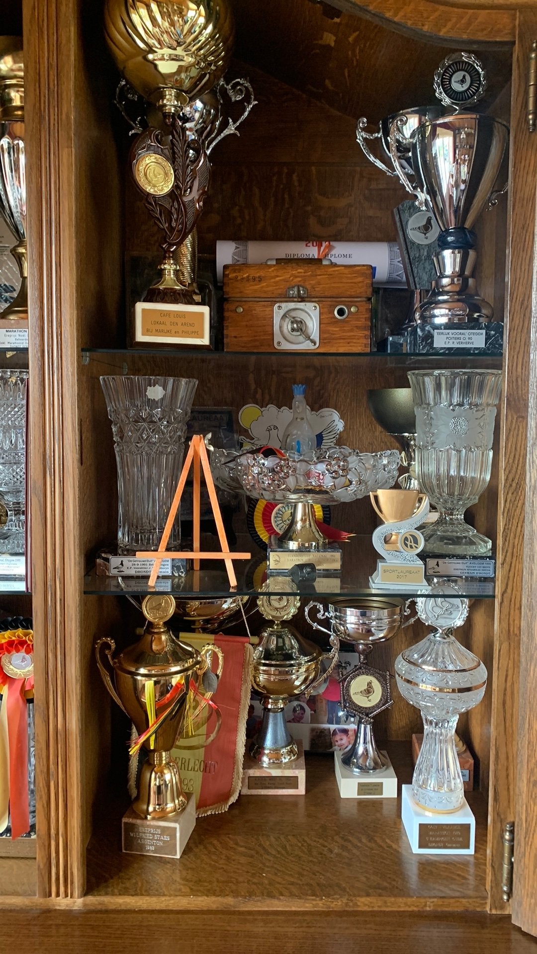 Trofee / beker, Ophalen