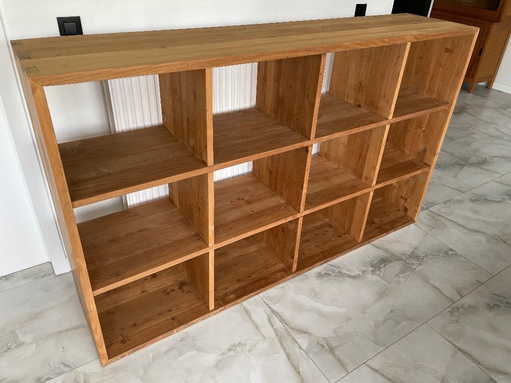 Teak boekenkast, Ophalen, Zo goed als nieuw, Teakhout