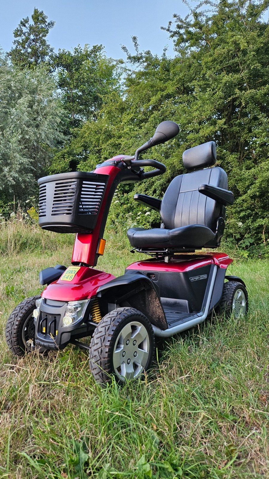 Pride 140XL sterke stabiele scootmobiel, 20km/h, Enlèvement, Pliant, Comme neuf, Fauteuil roulant électrique