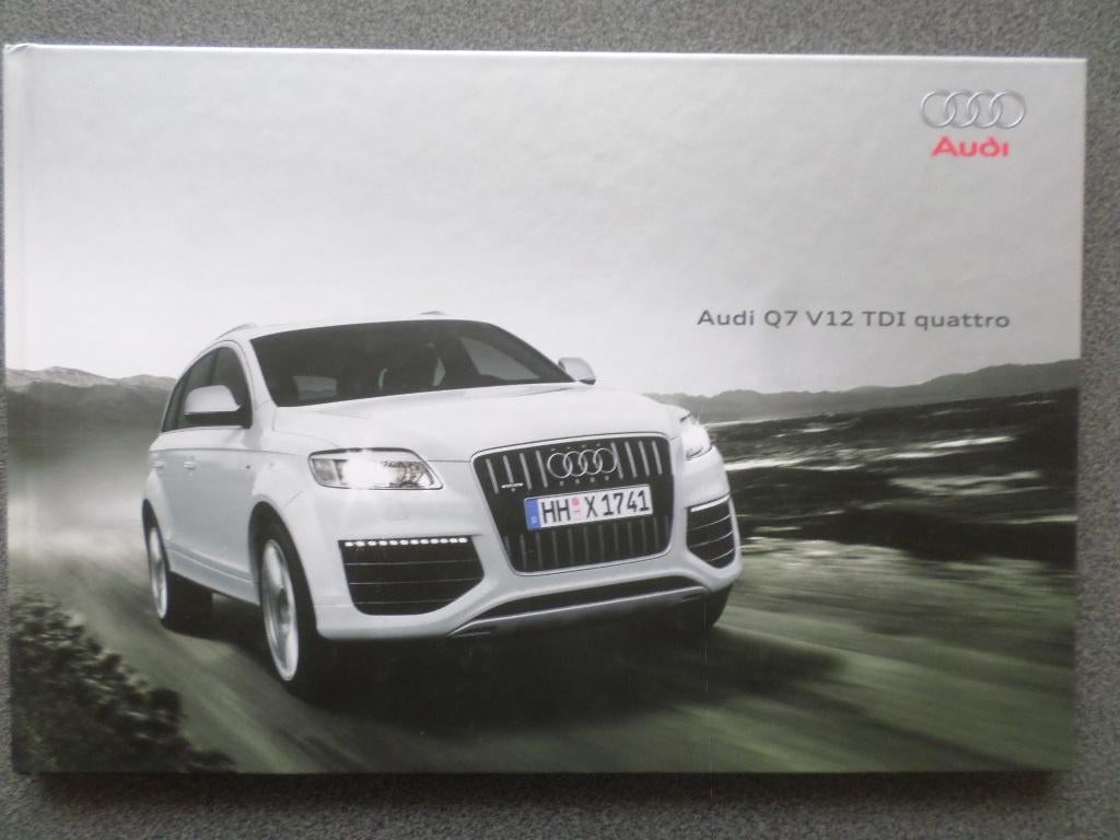 Audi Q7 V12 2009 brochure, Ophalen of Verzenden, Audi