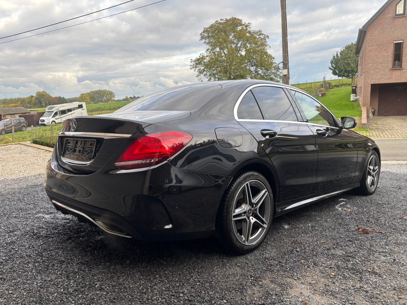 Mercedes c180 benzine 104500km AMG line 2021 Carplay, Auto's, Achterwielaandrijving, https://public.car-pass.be/vhr/f4a8e50a-f6b7-410d-a8f1-1f9be104323c