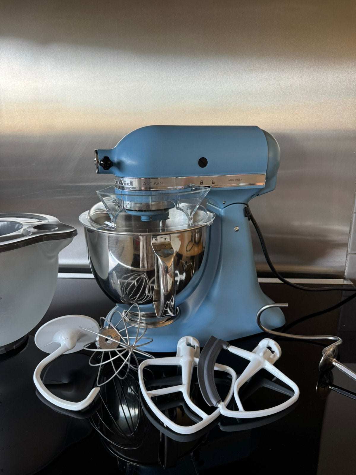 KitchenAid Artisan keukenrobot + ijsbereider 1x gebruikt, Ophalen, Zo goed als nieuw