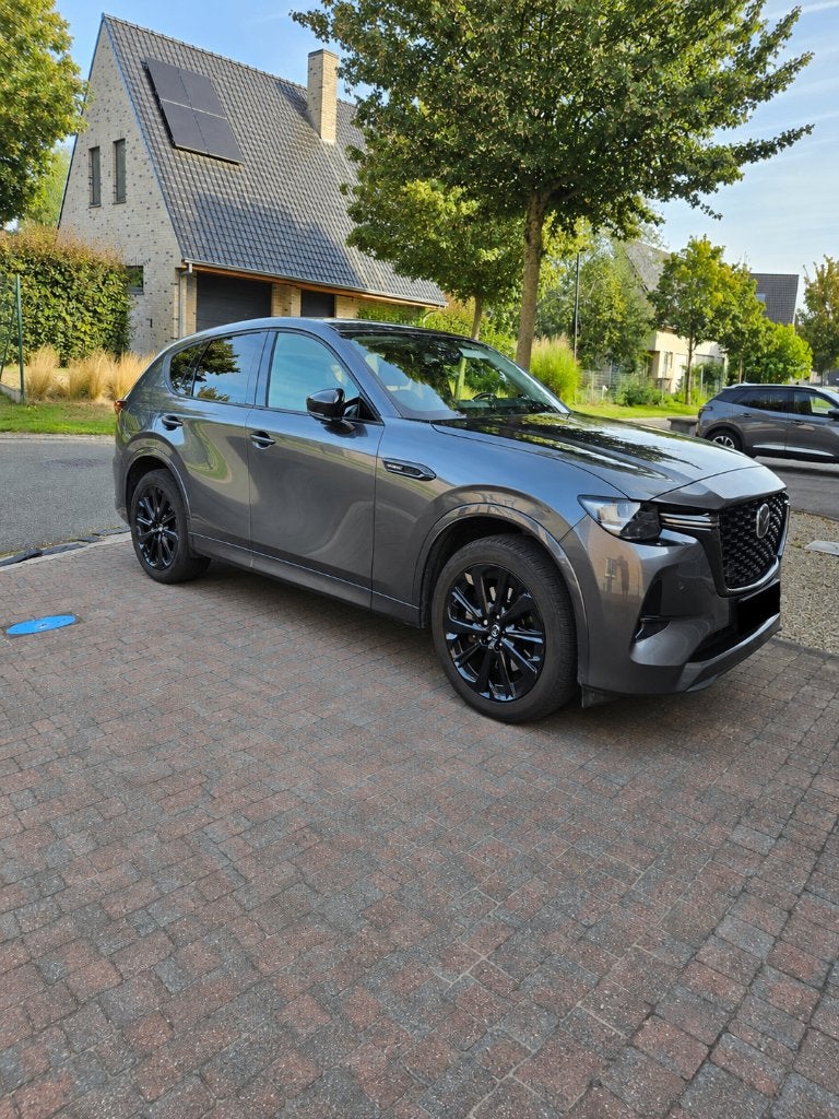 Mazda CX60 Homura full option, Auto's, Automaat, Dealer onderhouden, Zwart, Leder