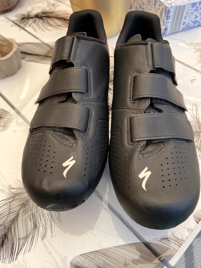 Te koop, paar fietsschoenen, Ophalen, Gebruikt, Schoenen