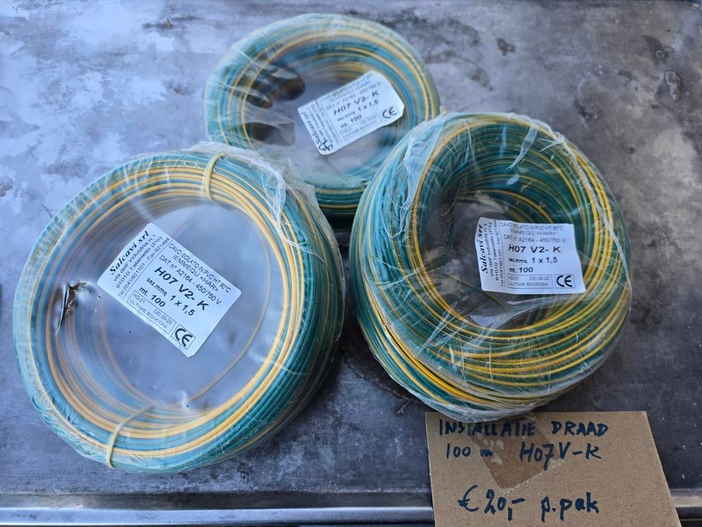 Installatie draad, Doe-het-zelf en Bouw, Ophalen