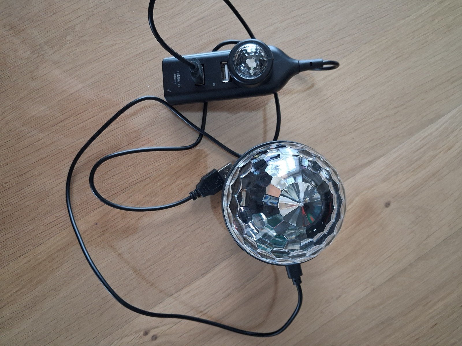 Verlichting voor feestje, Ophalen