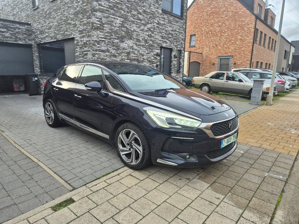 DS Automobiles DS5 2016 2.0HDI AC Pano HUD massage GARANTIE, Auto's, 4 cilinders, Blauw, Leder, Bedrijf