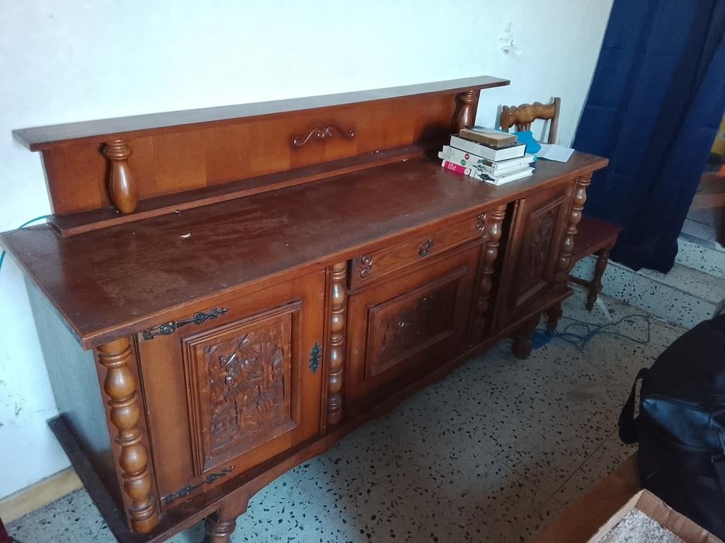 Meuble dressoir, Avec tiroir(s), 200 cm ou plus, Vintage, Enlèvement