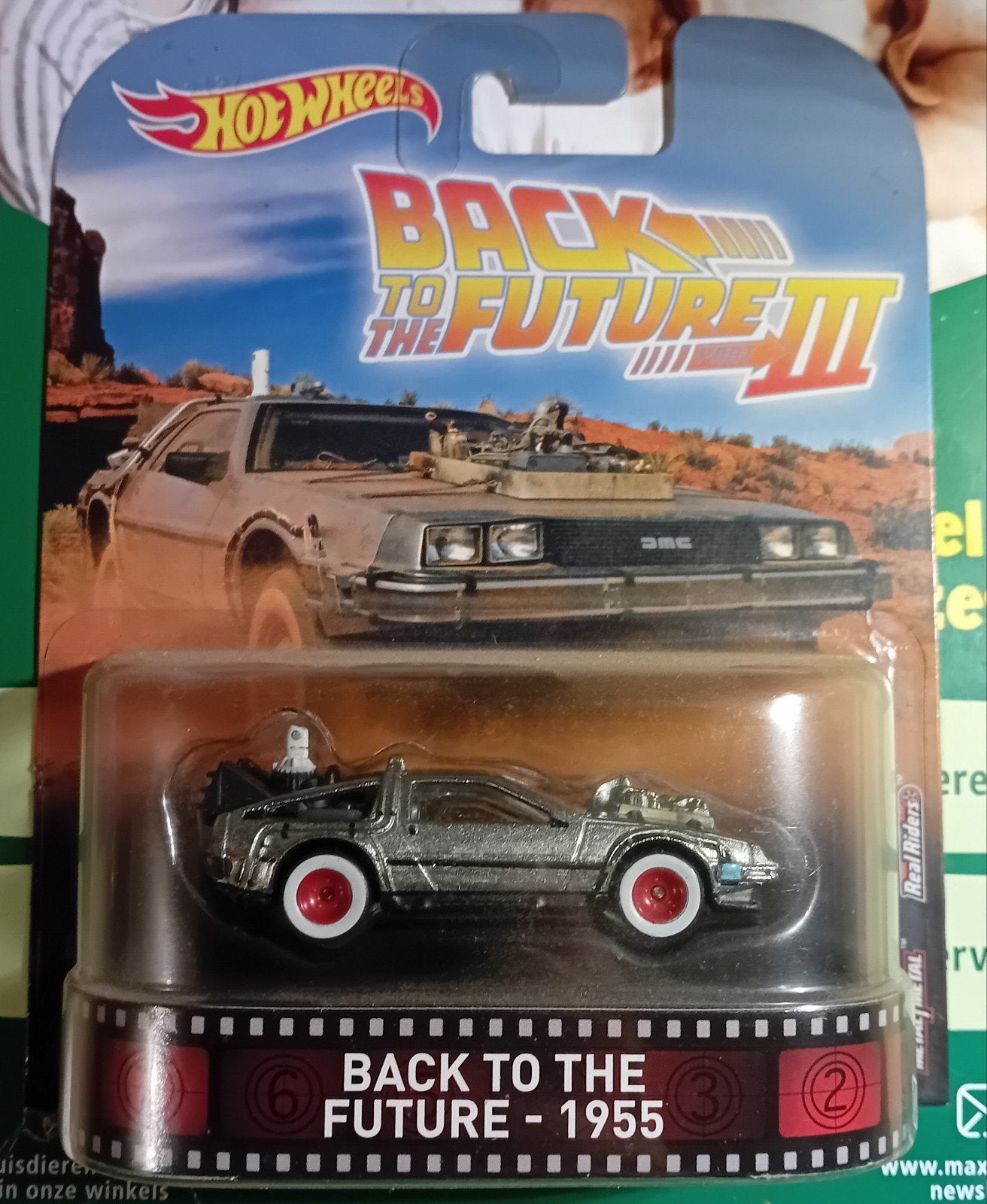 Hot Wheels Back to the Future III modelauto, Ophalen of Verzenden