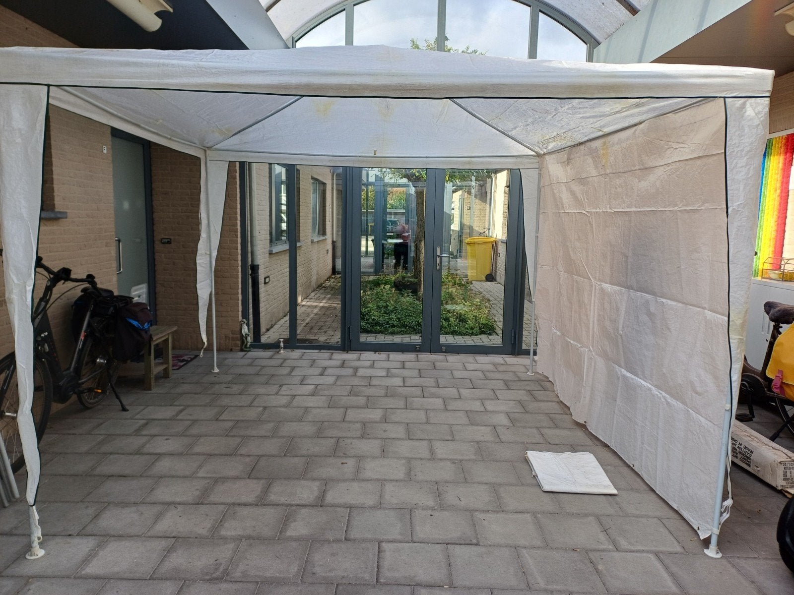 Partytent wit, Tuin en Terras, Ophalen