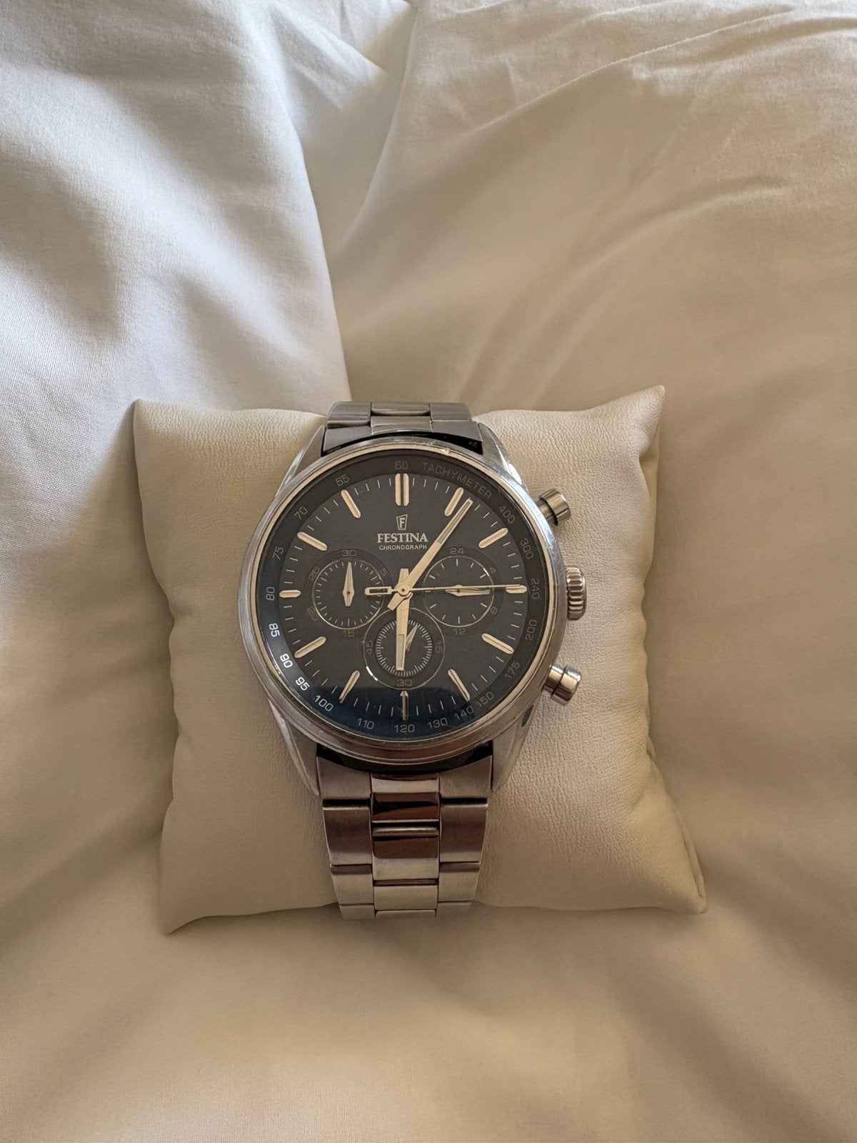 Montre Homme Festina F16820, Enlèvement ou Envoi, Comme neuf, Acier, Acier