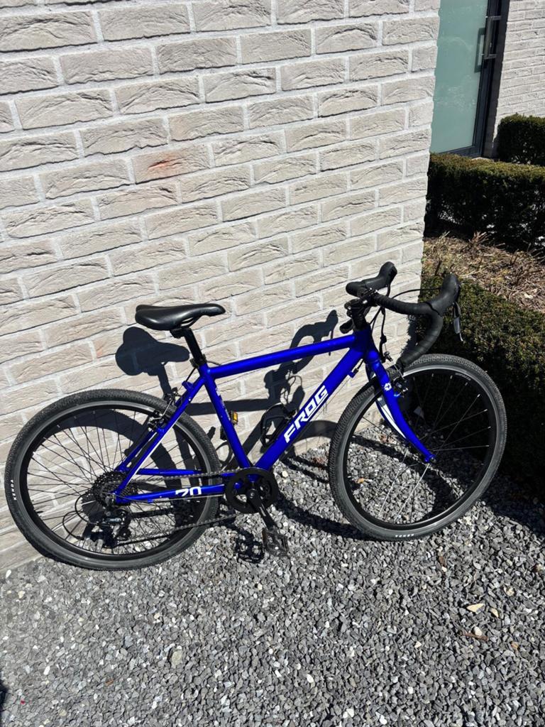 Course/gravelfiets 24 inch Merk Frog, Fietsen en Brommers, Fietsen | Jongens, Ophalen, Zo goed als nieuw, 24 inch