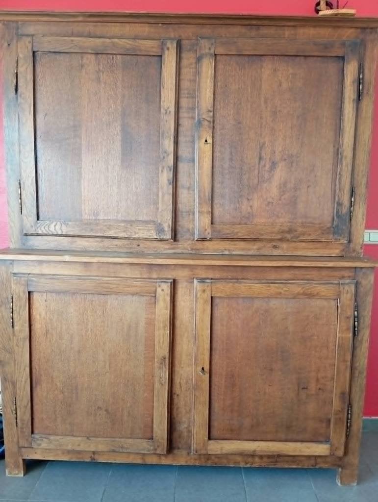 A vendre meuble double corps en chêne., Enlèvement, Utilisé