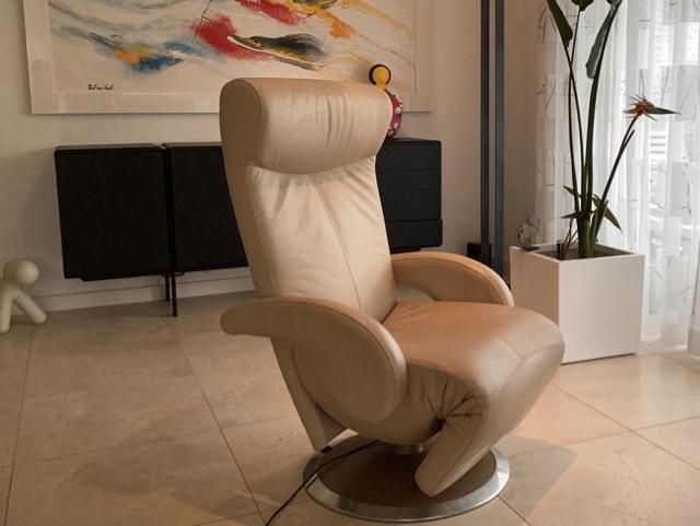 Leolux Helical relaxfauteuil design electrisch multistand, Enlèvement, Comme neuf, Autres matériaux, Design retro vintage modern art kunst comfort hoogwaardig