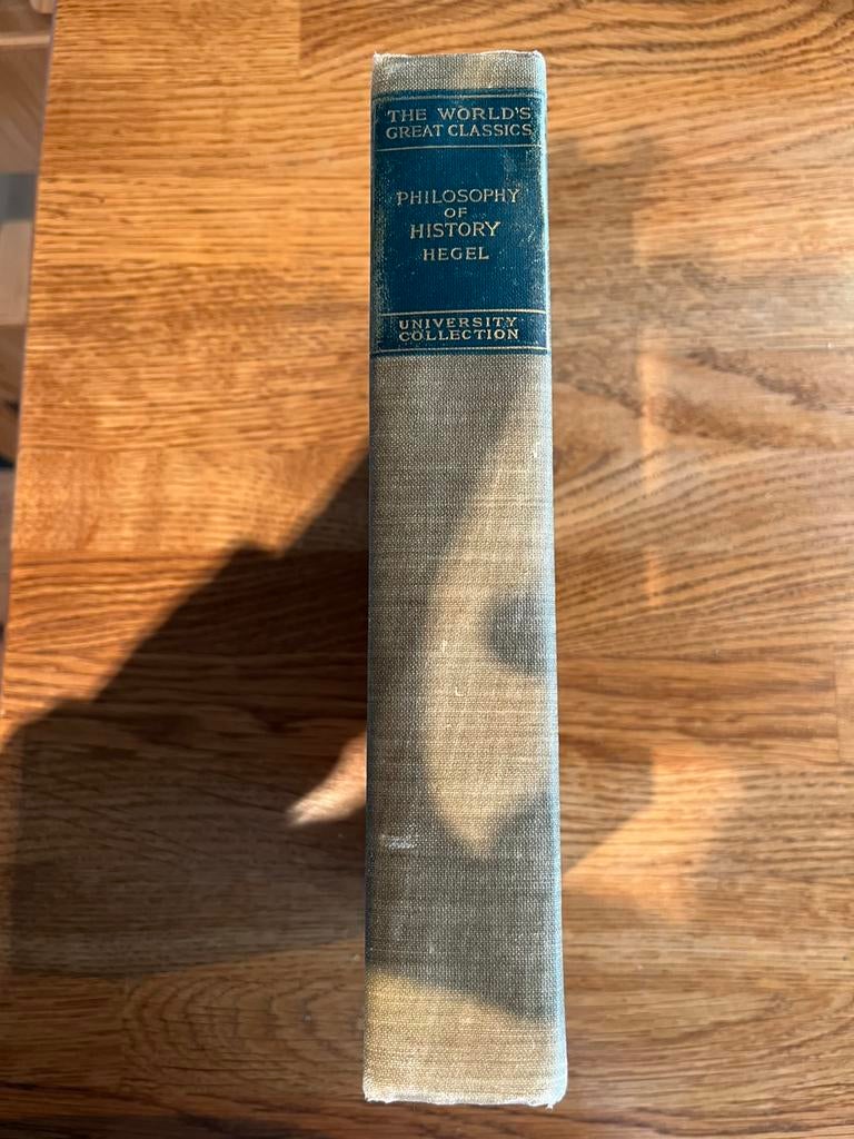 Hegel, The philosophy of history, Boeken, Filosofie, Ophalen, Gelezen, Algemeen