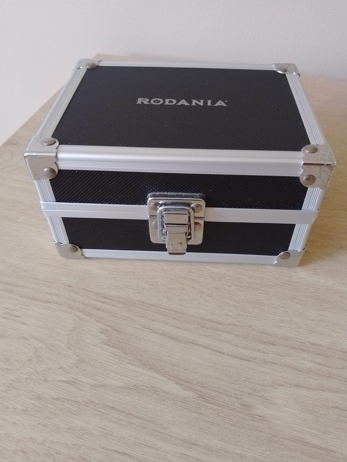 Kistje van Rodania horloge, Ophalen of Verzenden, Gebruikt, Zwart, Hardcase