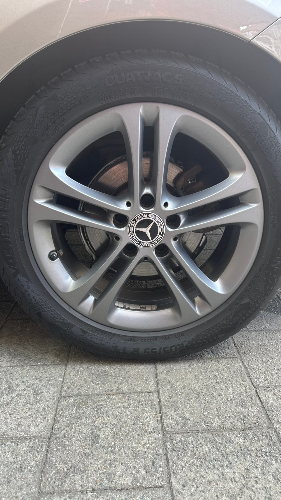 Jantes Mercedes d’orgine 17“, Enlèvement, Pneu(s)
