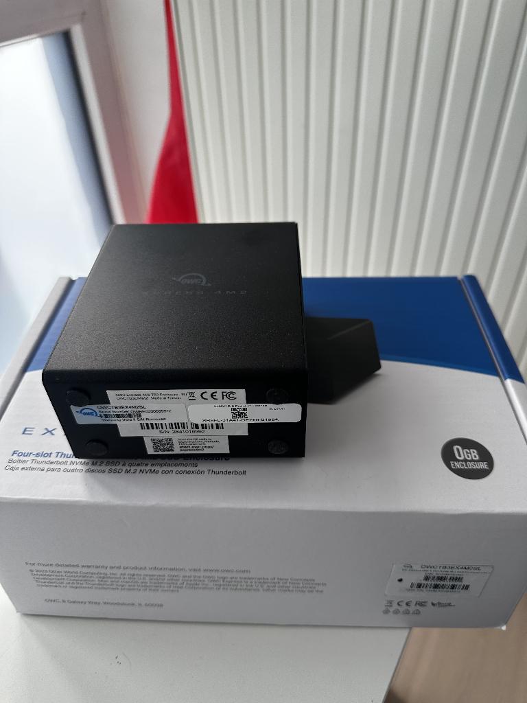 OWC Express 4M2, Informatique & Logiciels, Disques durs, Thunderbolt, Enlèvement ou Envoi, SSD, Externe