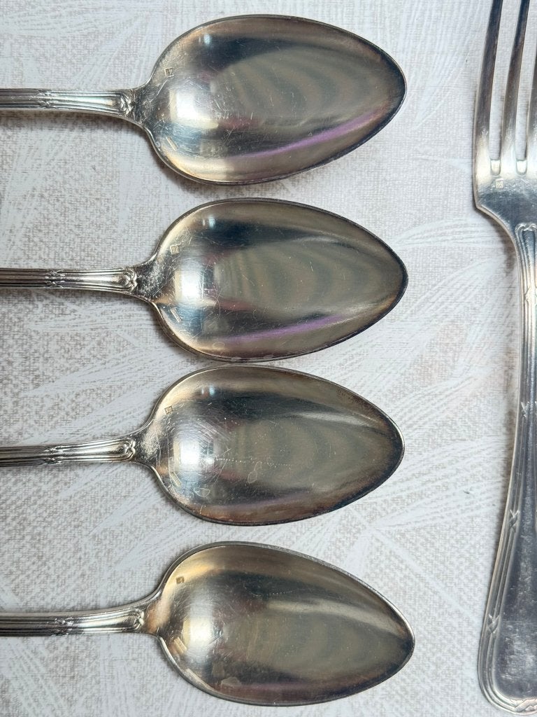Pièces de coutellerie Apollo en métal argenté en vrac, Enlèvement ou Envoi