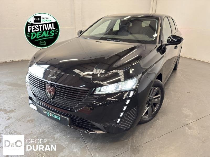 Peugeot 308 Active Pack 1.2 PureTech Man.6, Auto's, Peugeot, 1199 cc, Zwart, Handgeschakeld, 5 deurs