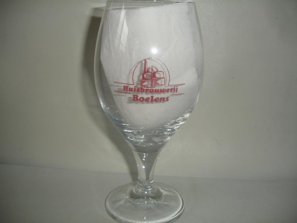 Bierglas Huisbrouwerij Boelens voor € 1,50., Ophalen of Verzenden, Zo goed als nieuw, Glas of Glazen, Overige merken