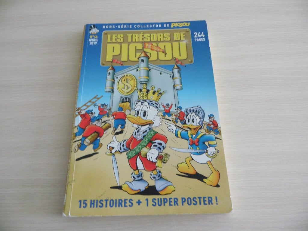 LES TRÉSORS DE PICSOU N°46, Ophalen of Verzenden, Zo goed als nieuw, Eén stripboek, WALT DISNEY