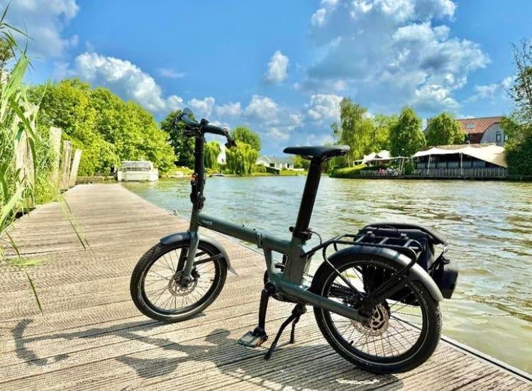 Eovolt electrische plooifiets, Fietsen en Brommers, Fietsen | Vouwfietsen, Zo goed als nieuw, Versnellingen, Ophalen