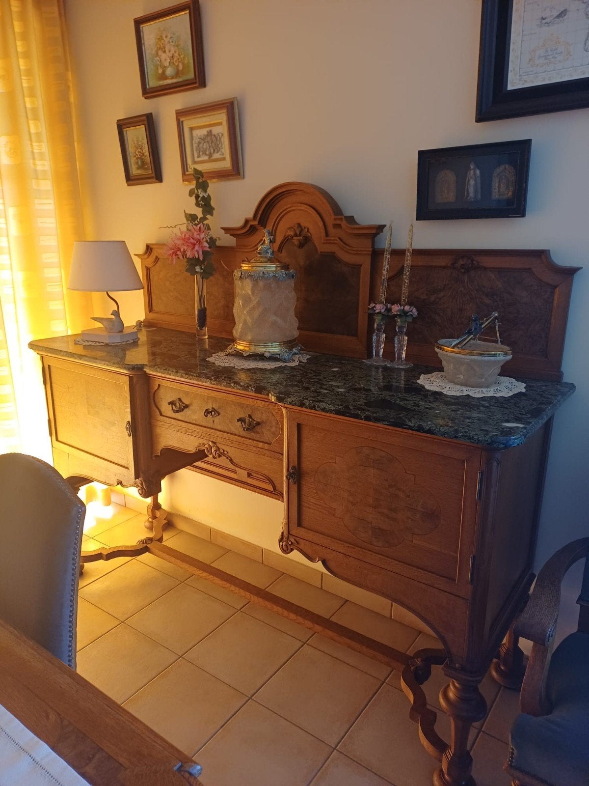 armoires et table anciennes, Enlèvement, Utilisé, Louis XV-stijl