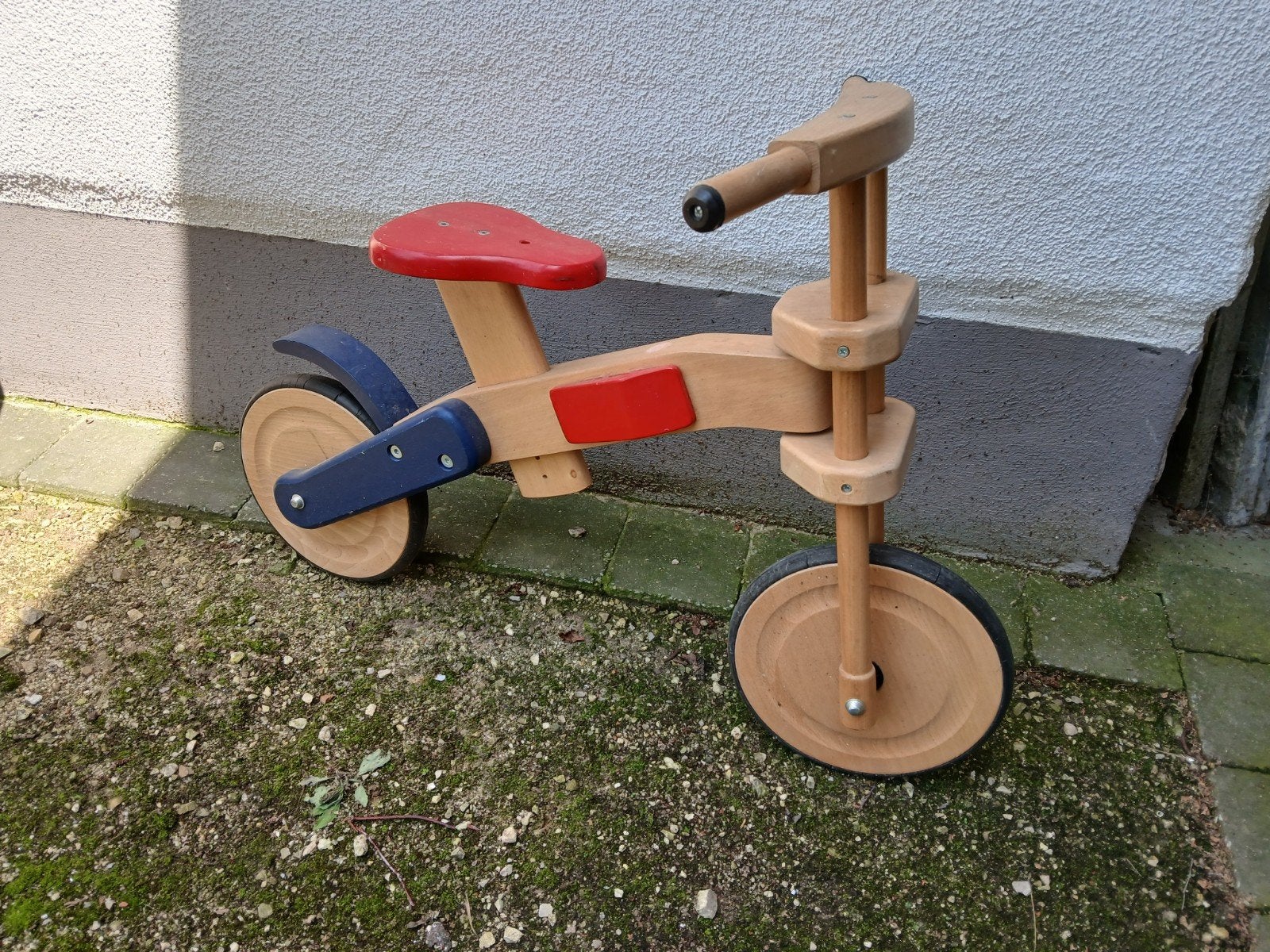 Draisienne en bois (neuf), Enlèvement