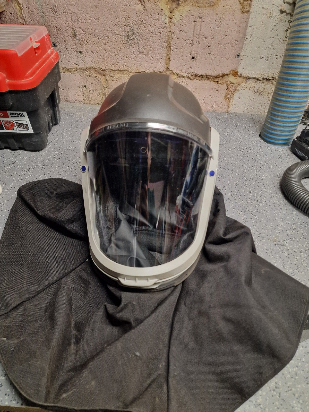 protection respiratoire 3M Versaflo M-400 avec unité, Bricolage & Construction, Enlèvement, Comme neuf, Masques complets