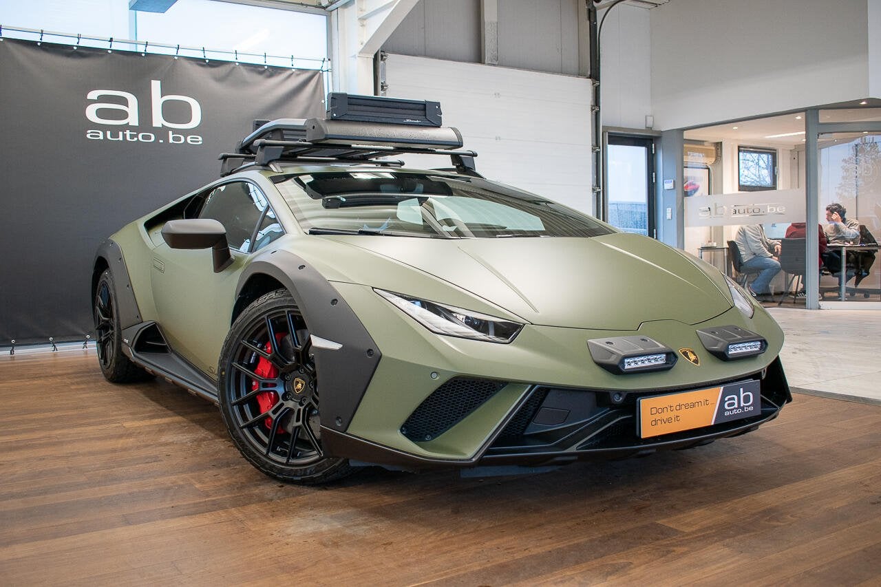 Lamborghini Huracán STERRATO VERDE TURBINE, SENSONUM, 5.2l, Autos, 0 kg, Achat, Entreprise, 2 places