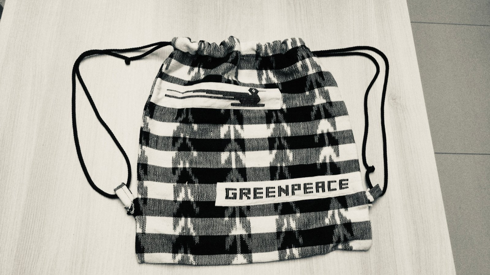 Rugzakje van Greenpeace, Ophalen, Gebruikt