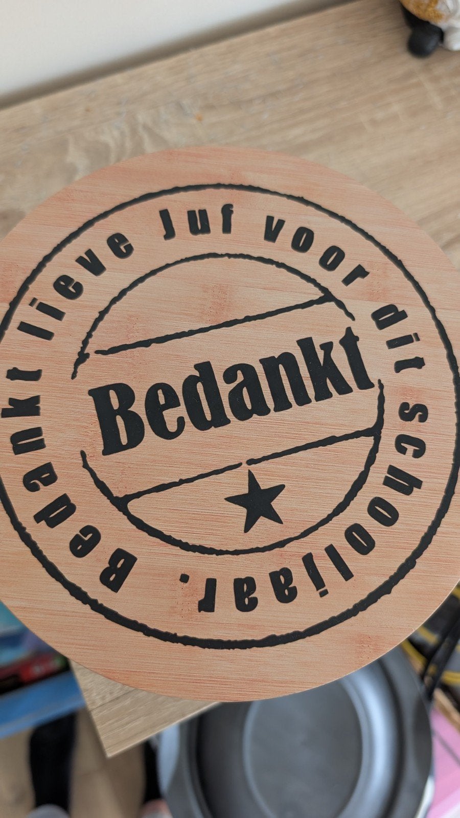 Bedankt juf, Diversen, Schoolbenodigdheden, Ophalen