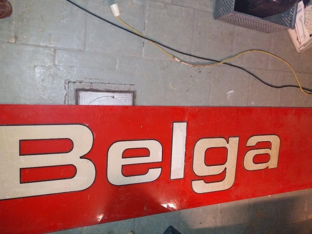 vintage reclamebord belga uithangbord, Enlèvement, Autres types