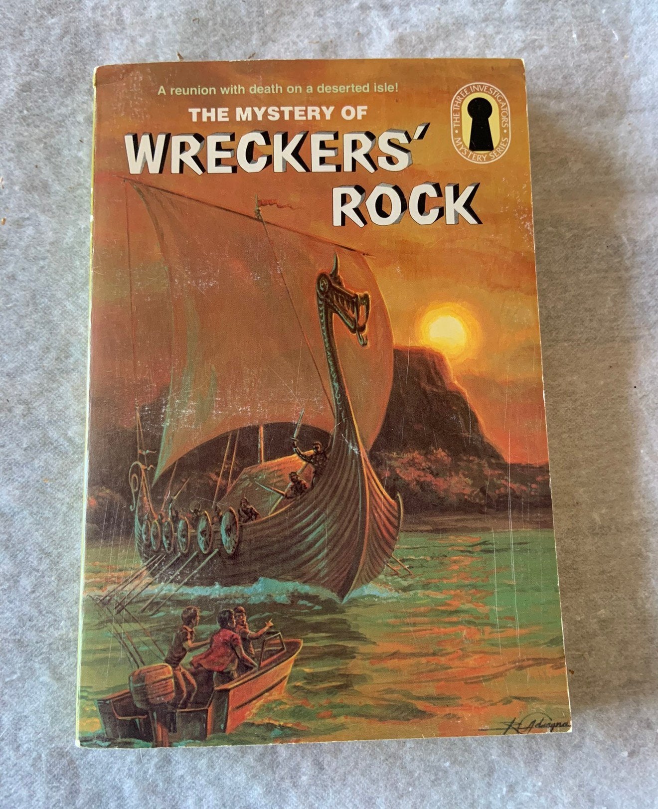 The Three Investigators Mystery of Wreckers Rock 1986 Rare, Ophalen of Verzenden, Zo goed als nieuw