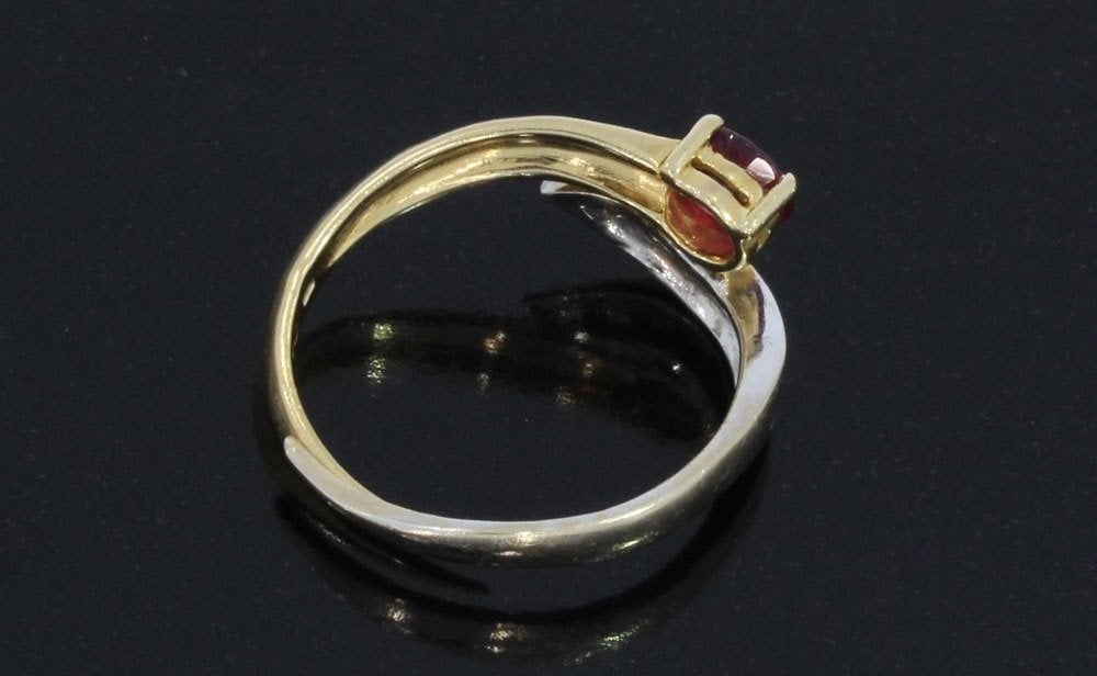 Robijn diamanten 18k ring goud luxe briljant edelsteen dames, Ophalen of Verzenden, Zo goed als nieuw, Dame of Heer, Met edelsteen