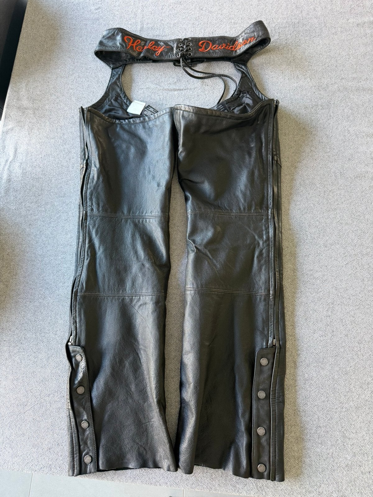 Harley Davidson chaps, Ophalen, Tweedehands, Broek | leer