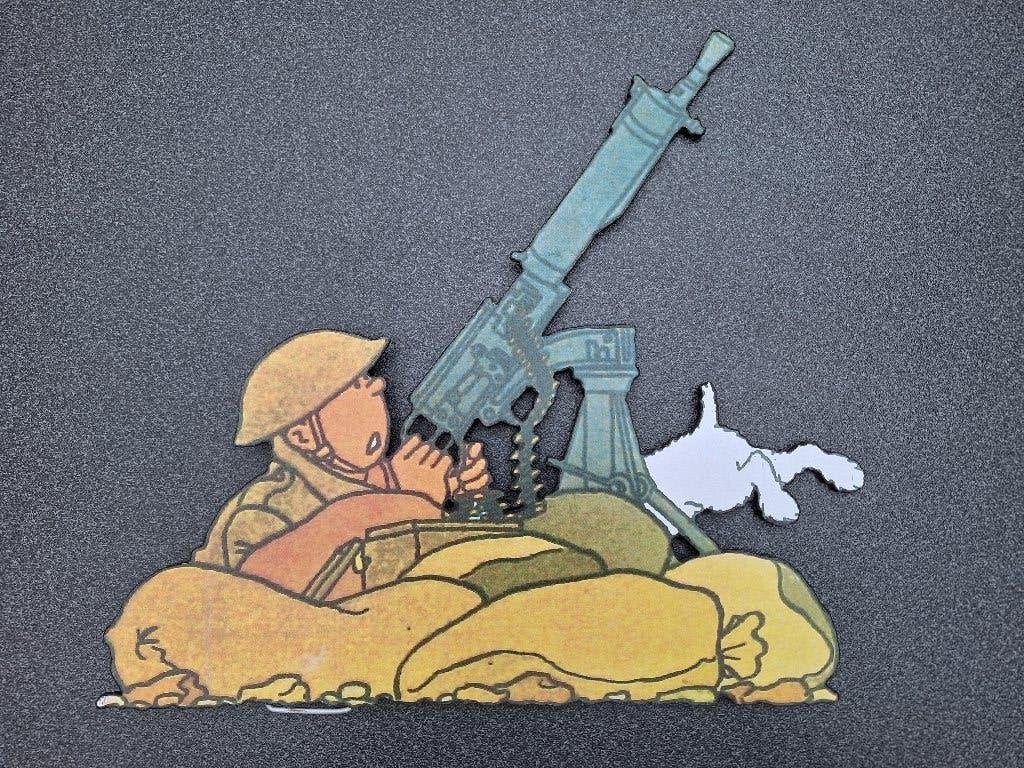 Silhouette Tintin et l'aviation - Hergé, Enlèvement ou Envoi, Tintin, Utilisé