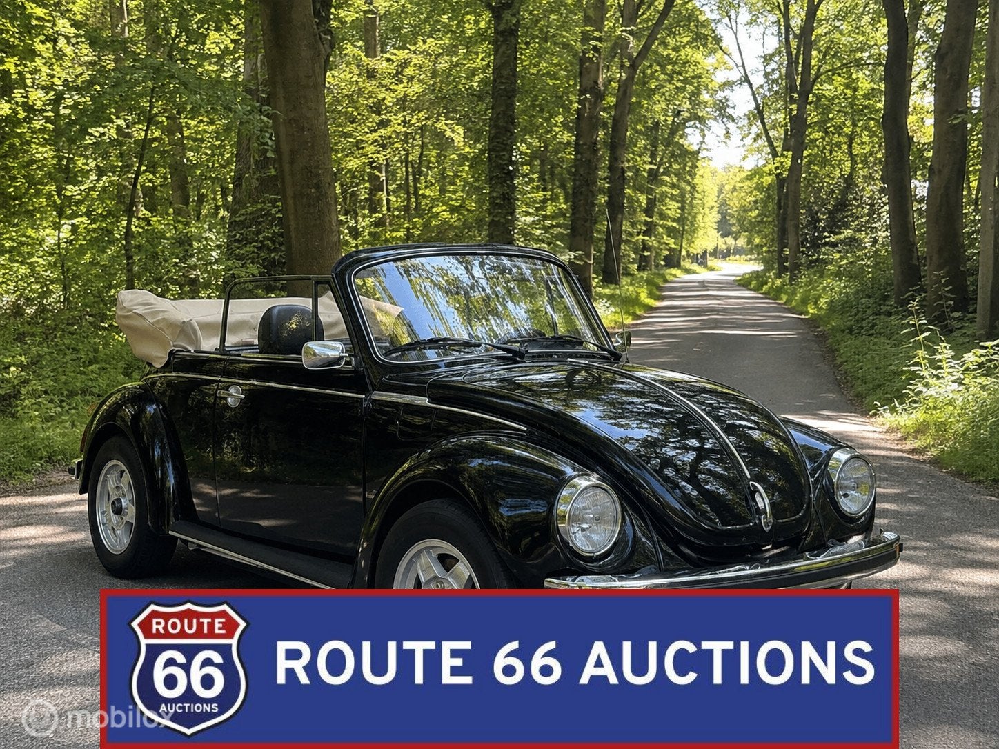 Volkswagen Beetle Cabriolet | 1976 | Route 66 Auctions, Autos, Oldtimers & Ancêtres, Achat, Entreprise, Autre carrosserie, Essence