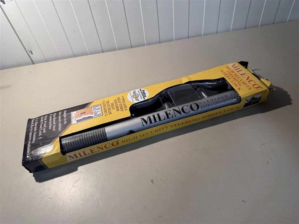 Steurslot - Milenco High Security Steering Wheel Lock Yellow, Enlèvement ou Envoi, Neuf