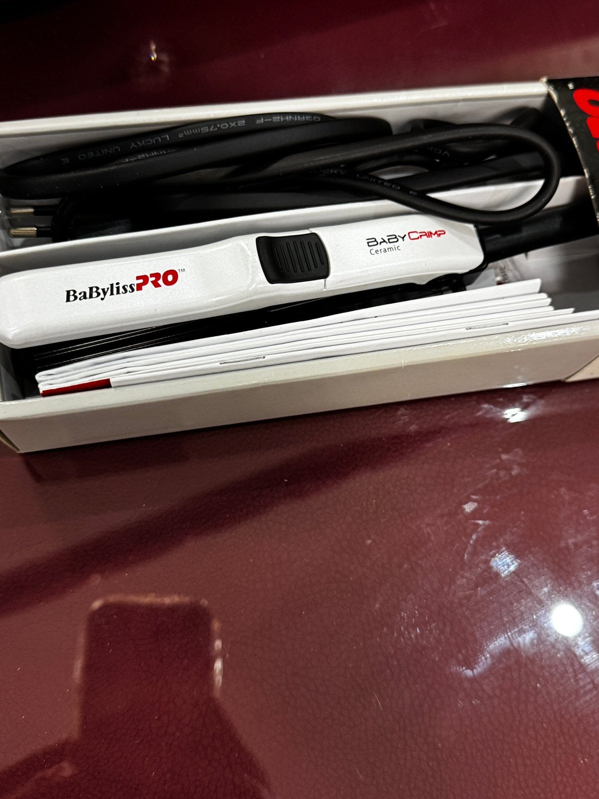 Babyliss pro babywafelcrimp tang, Ophalen, Zo goed als nieuw, Krultang of Stijltang