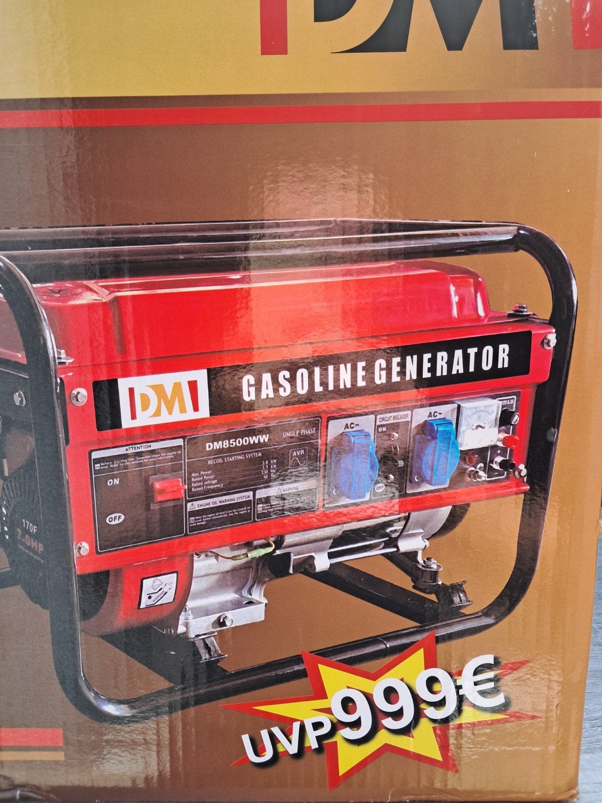 Nieuwe stroomgroep, Bricolage & Construction, Générateurs, Enlèvement, Essence