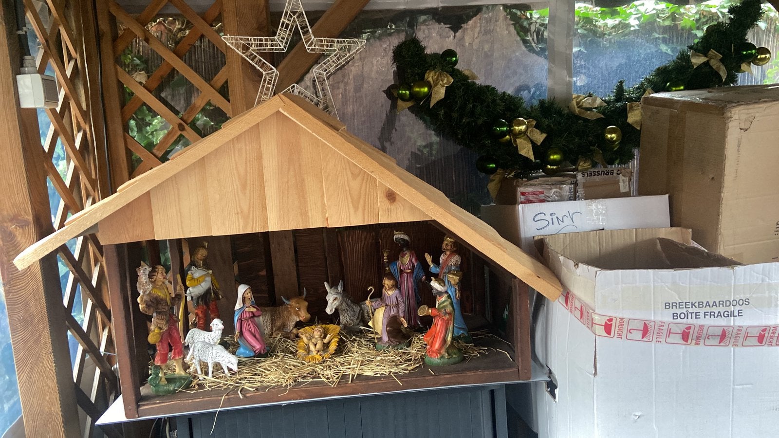 Groote kerststal, Enlèvement