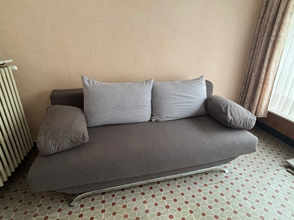 Slaapbank, Ophalen, Tweepersoons, 190 cm of minder, Zo goed als nieuw