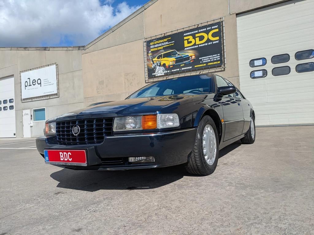 Cadillac STS seville (bj 1992, automaat), 4 deurs, Zwart, Mistlampen, Blauw
