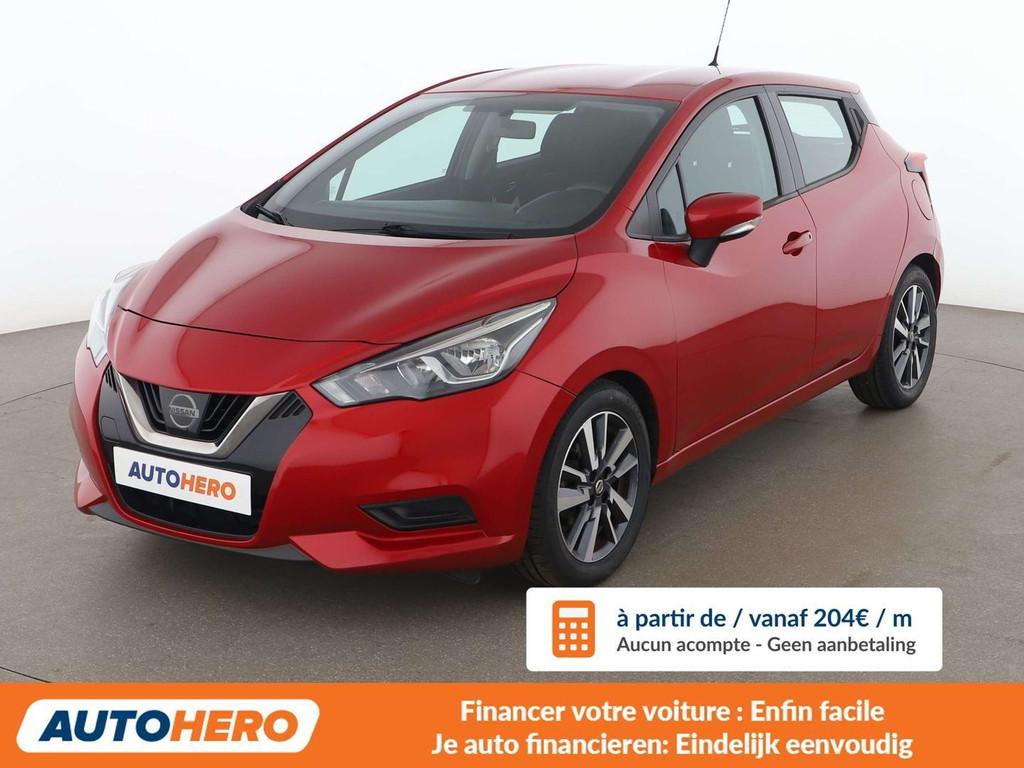Nissan Micra 1.5 dCi Acenta (bj 2018), Stof, Gebruikt, https://public.car-pass.be/vhr/7b664f07-35b1-4bd6-b660-a62b7aa175fc, Micra
