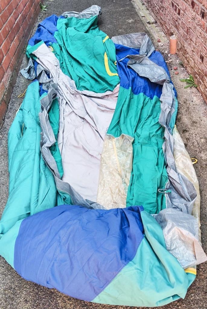 tent bungalowtent, katoenen zeil, binnentent 4 personen, Caravanes & Camping, Tentes, Enlèvement